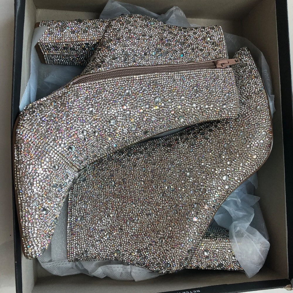 Betsey Johnson SB Cady Rhinestone Boot